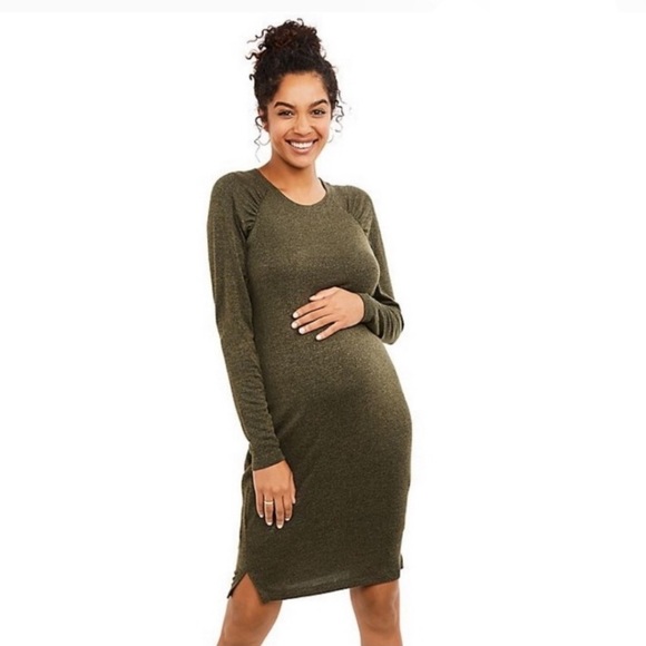 Motherhood Maternity | Dresses | Motherhood Maternity Sweater Dress Size L 12 14 Olive Green | Poshmark Motherhood Maternity | Dresses | Motherhood Maternity Sweater Dress Size L 12 14 Olive Green | Poshmark